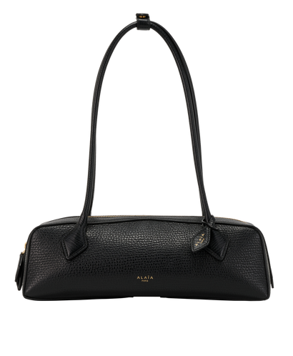 Medium Le Teckel Shoulder Bag, &pound;1,200, Handbags, Black, Leather, Front view